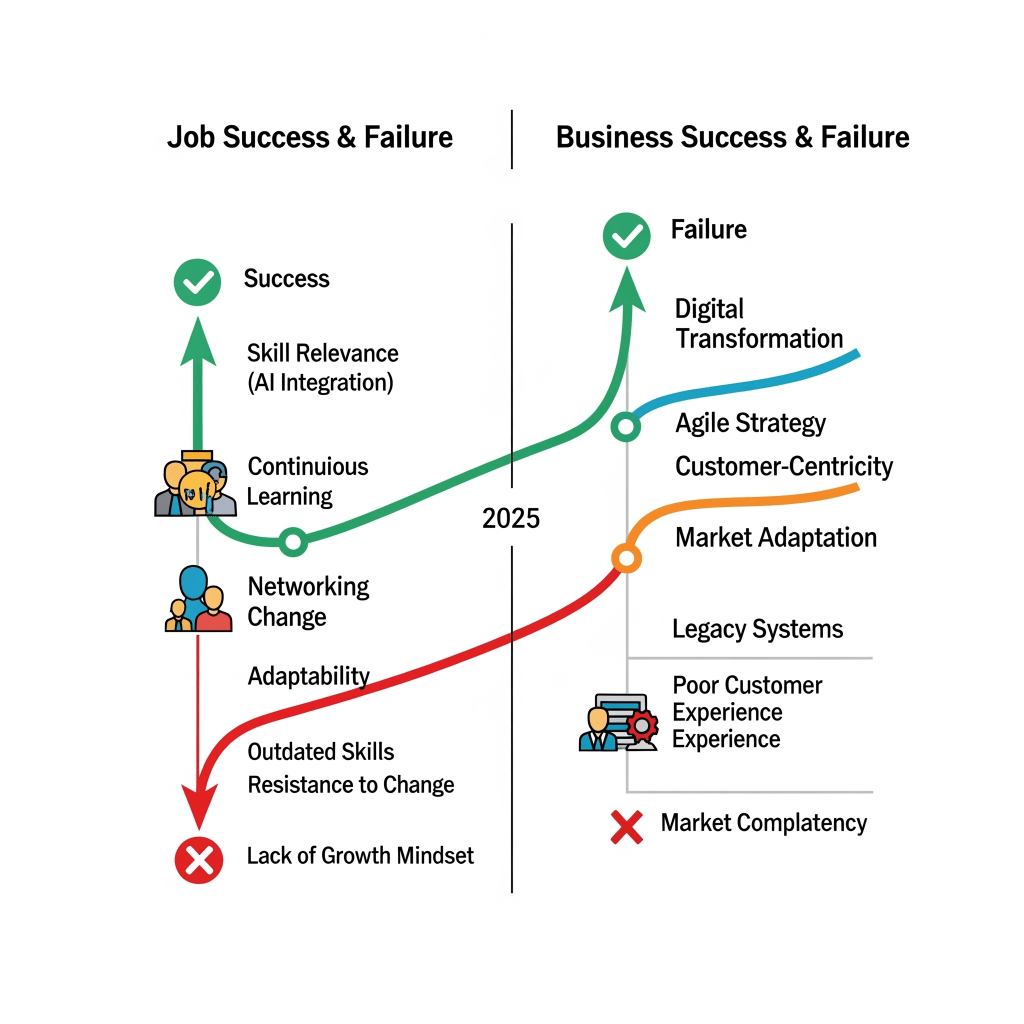 Job vs Business Success and Failure Difference in 2025